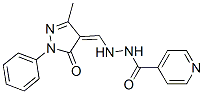 CAS#: 4702-86-7, N'-[(3-Methyl-5-Oxo-1-Phenyl-2-Pyrazolin-4-Ylidene)Methyl]-4-Pyridinecarbohydrazide