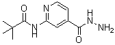 CAS#: 470463-39-9, 2-[(2,2-Dimethyl-1-Oxopropyl)Amino]-4-Pyridinecarboxylicacid Hydrazide