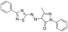 CAS#: 4709-94-8, 2,4-Dihydro-5-Methyl-2-Phenyl-4-[(3-Phenyl-1,2,4-Thiadiazol-5-Yl)Azo]-3H-Pyrazol-3-One