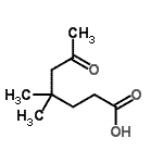 CAS#: 471-04-5, 4,4-Dimethyl-6-Oxoheptanoic Acid