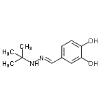 CAS#: 473238-79-8, 4-{(E)-[(2-Methyl-2-Propanyl)Hydrazono]Methyl}-1,2-Benzenediol
