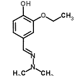 CAS#: 473276-01-6, 4-[(E)-(Dimethylhydrazono)Methyl]-2-Ethoxy-Phenol