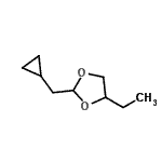 CAS 登录号：473838-31-2， 2-(环丙基甲基)-4-乙基-1,3-二氧戊环