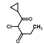 CAS#: 473924-03-7, 2-Chloro-1-Cyclopropyl-1,3-Pentanedione
