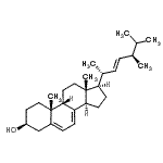 CAS#: 474-70-4, (3beta,9beta,22E)-Ergosta-5,7,22-Trien-3-Ol