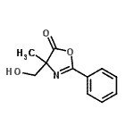 CAS#: 474651-48-4, 4-(Hydroxymethyl)-4-Methyl-2-Phenyl-1,3-Oxazol-5(4H)-One