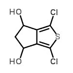 CAS#: 474654-88-1, 1,3-Dichloro-5,6-Dihydro-4H-Cyclopenta[c]Thiophene-4,6-Diol
