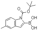 CAS#: 475102-14-8, 2-Borono-5-Methyl-1H-Indole-1-carboxylic Acid 1-(1,1-Dimethylethyl) Ester