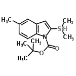 CAS#: 475102-17-1, 2-Methyl-2-Propanyl 2-(Dimethylsilyl)-5-Methyl-1H-Indole-1-Carboxylate