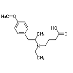 CAS#: 475203-77-1, 4-{Ethyl[1-(4-Methoxyphenyl)-2-Propanyl]Amino}Butanoic Acid