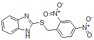 CAS#: 475977-79-8, 2-[[(2,4-Dinitrophenyl)Methyl]Thio]-1H-Benzimidazole