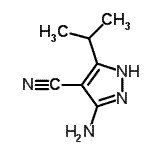 CAS#: 476371-64-9, 3-Amino-5-Isopropyl-1H-Pyrazole-4-Carbonitrile