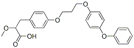 CAS 登录号：476436-68-7， 2-甲氧基-3-[4-[3-(4-苯氧基苯氧基)丙氧基]苯基]丙酸