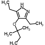 CAS 登录号：476692-27-0， 3,5-二乙基-4-[(2-甲基-2-丁烷基)氧基]-1H-吡唑
