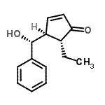 CAS#: 477293-85-9, (4S,5R)-5-Ethyl-4-[(R)-Hydroxy(Phenyl)Methyl]-2-Cyclopenten-1-One