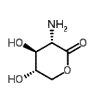 CAS#: 477329-35-4, (3S,4S,5S)-3-Amino-4,5-Dihydroxy-Tetrahydropyran-2-One