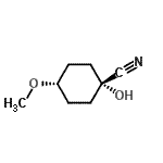 CAS#: 477344-80-2, cis-1-Hydroxy-4-Methoxycyclohexanecarbonitrile