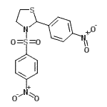 CAS#: 477516-04-4, 2-(4-Nitrophenyl)-3-[(4-Nitrophenyl)Sulfonyl]-1,3-Thiazolidine