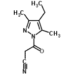 CAS#: 477709-76-5, 3-(4-Ethyl-3,5-Dimethyl-1H-Pyrazol-1-Yl)-3-Oxopropanenitrile