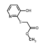 CAS 登录号：477716-68-0， 甲基[(3-羟基-2-吡啶基)硫基]乙酸酯