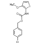 CAS#: 477845-97-9, 4-Chlorobenzyl (3-Methoxy-2-Thienyl)Carbamate