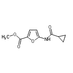 CAS#: 477857-61-7, Methyl 5-[(Cyclopropylcarbonyl)Amino]-2-Furoate