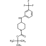 CAS#: 477864-09-8, 2-Methyl-2-Propanyl 4-{[3-(Trifluoromethyl)Phenyl]Amino}-1-Piperidinecarboxylate