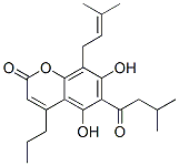 CAS#: 478-67-1, 4-Propyl-5,7-Dihydroxy-6-(3-Methylbutanoyl)-8-(3-Methyl-2-Butenyl)-2H-1-Benzopyran-2-One