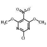 CAS#: 478010-54-7, 2-Chloro-4,6-Dimethoxy-5-Nitropyrimidine