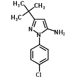 CAS#: 478016-00-1, 1-(4-Chlorophenyl)-3-(2-Methyl-2-Propanyl)-1H-Pyrazol-5-Amine