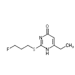CAS#: 478064-58-3, 6-Ethyl-2-[(3-Fluoropropyl)Sulfanyl]-4-Pyrimidinol
