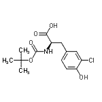 CAS#: 478183-57-2, 3-Chloro-N-{[(2-Methyl-2-Propanyl)Oxy]Carbonyl}-D-Tyrosine