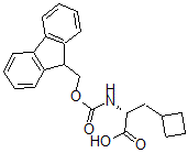 CAS#: 478183-63-0, (alphaR)-alpha-[[(9H-Fluoren-9-Ylmethoxy)Carbonyl]Amino]-Cyclobutanepropanoic Acid