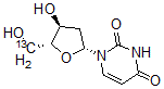 CAS#: 478510-91-7, 2'-deoxy-Uridine-5'-13C