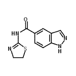 CAS#: 478829-03-7, N-(4,5-Dihydro-1,3-Thiazol-2-Yl)-1H-Indazole-5-Carboxamide