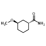 CAS#: 478841-54-2, (1R,3R)-3-Methoxycyclohexanecarboxamide