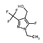 CAS 登录号：479638-64-7， [1-乙基-5-氟-3-(三氟甲基)-1H-吡唑-4-基]甲醇