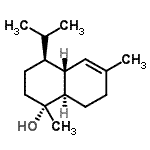 CAS#: 481-34-5, (1R,4S,4aR,8aR)-4-Isopropyl-1,6-Dimethyl-1,2,3,4,4A,7,8,8A-Octahydro-1-Naphthalenol