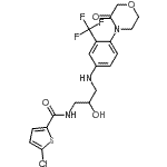 CAS#: 482306-15-0, 5-Chloro-N-[2-Hydroxy-3-[[4-(3-Oxomorpholin-4-Yl)-3-(Trifluoromethyl)Phenyl]Amino]Propyl]Thiophene-2-Carboxamide