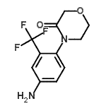 CAS 登录号：482308-08-7， 4-[4-氨基-2-(三氟甲基)苯基]吗啉-3-酮