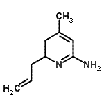 CAS#: 483358-12-9, 6-Allyl-4-Methyl-5,6-Dihydro-2-Pyridinamine