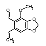 CAS#: 484-28-6, 4-Methoxy-6-Vinyl-1,3-Benzodioxole-5-Carbaldehyde