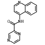 CAS#: 484039-09-0, N-(4-Quinolinyl)-2-Pyrazinecarboxamide
