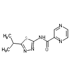 CAS#: 484039-20-5, N-(5-Isopropyl-1,3,4-Thiadiazol-2-Yl)-2-Pyrazinecarboxamide
