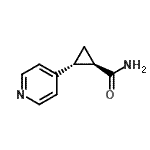CAS#: 484654-26-4, (1R,2R)-2-(4-Pyridinyl)Cyclopropanecarboxamide