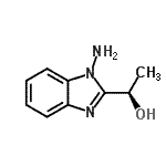 CAS 登录号：485319-06-0， (1R)-1-(1-氨基-1H-苯并咪唑-2-基)乙醇