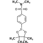 CAS 登录号:486422-04-2, N,N-二甲基-4-(4,4,5,5-四甲基-1,3,2-二氧杂环戊硼烷-2-基)苯磺酰胺