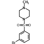 CAS#: 486422-19-9, 1-(3-Bromophenyl)Sulfonyl-4-Methyl-Piperazine