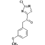 CAS#: 486997-73-3, 3-Chloro-5-[(3-Methoxybenzyl)Sulfinyl]-1,2,4-Thiadiazole