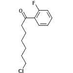 CAS#: 487058-11-7, 7-Chloro-1-(2-Fluorophenyl)-1-Heptanone